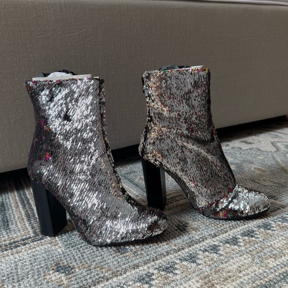 INTENTIONALLY BLANK Sequin Disco Boot - Picture 2 of 6